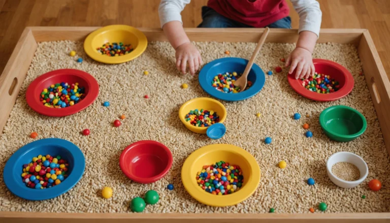 table sensorielle montessori