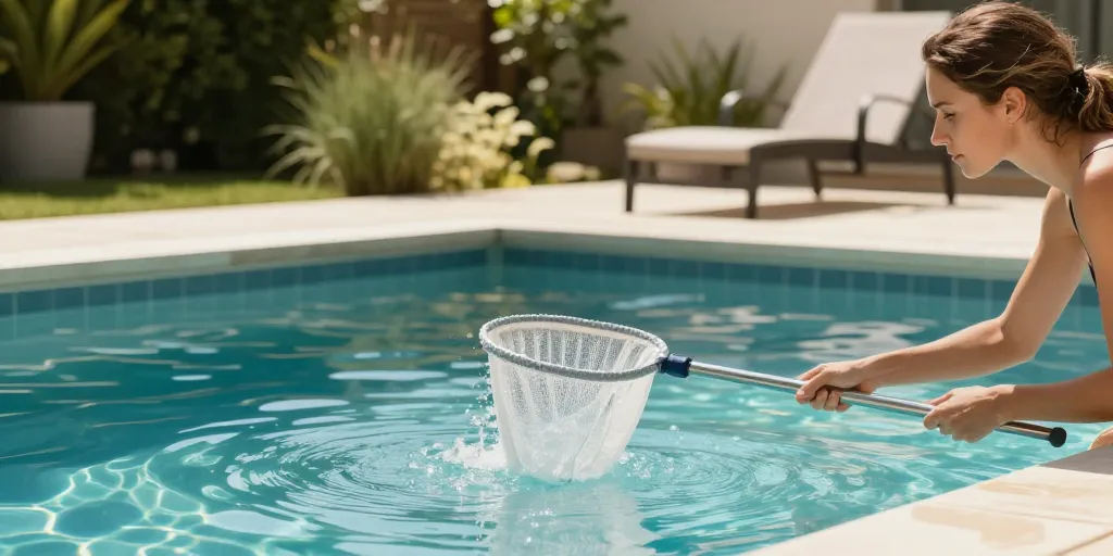 pool pflege im sommer